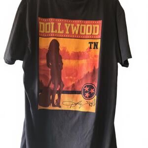 DOLY PARTON COUNTY HOF SINGER Dollywood TN Graphic Black T-Shirt XL 🔥